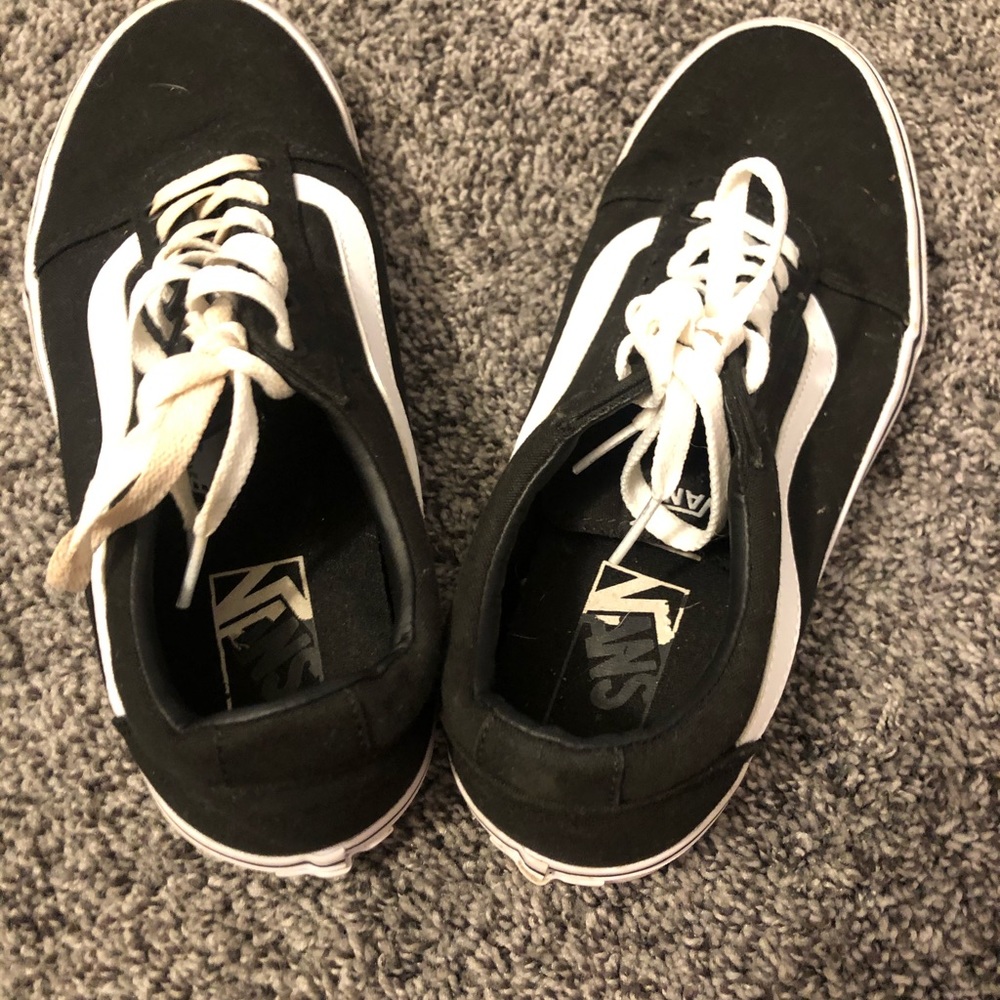 Lightly Worn Black Vans